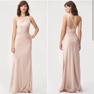 Jenny Yoo Lena Dress in Latte - Size 2